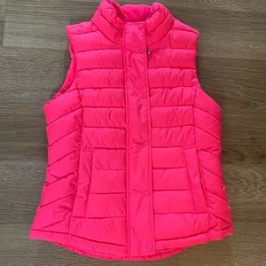 Barbie Pink Gap puffer vest